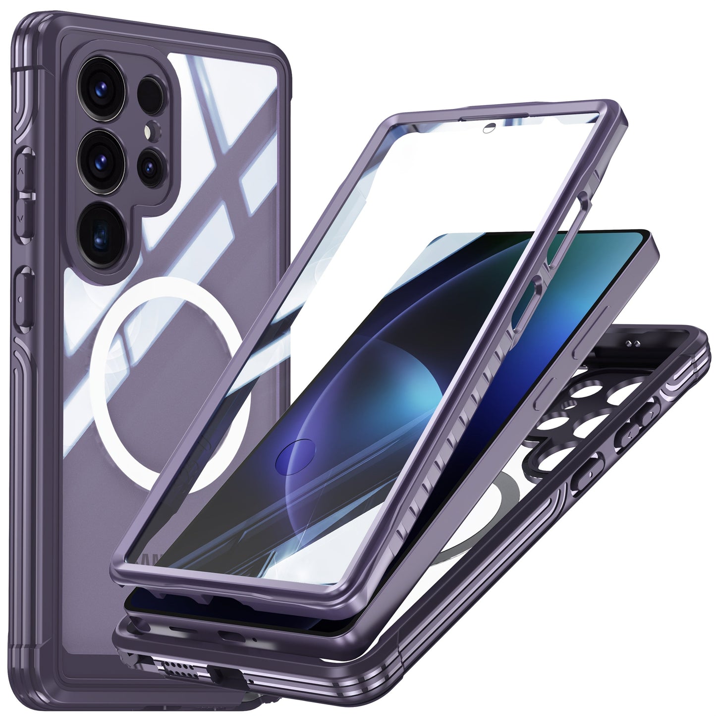 Samsung Galaxy S25 Transparent  Durable MagSafe Case