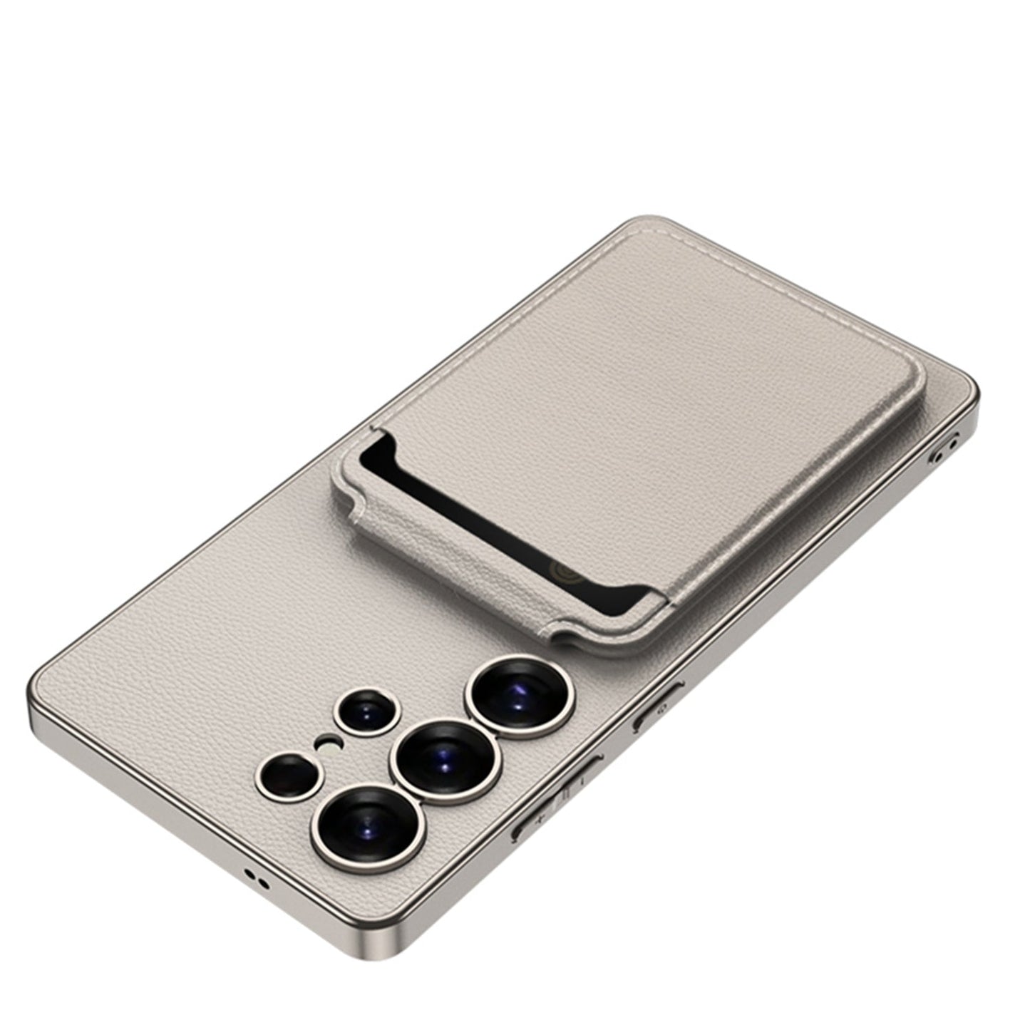 MagHold Luxe – Metallic Stand Wallet Case for Galaxy S Ultra Series
