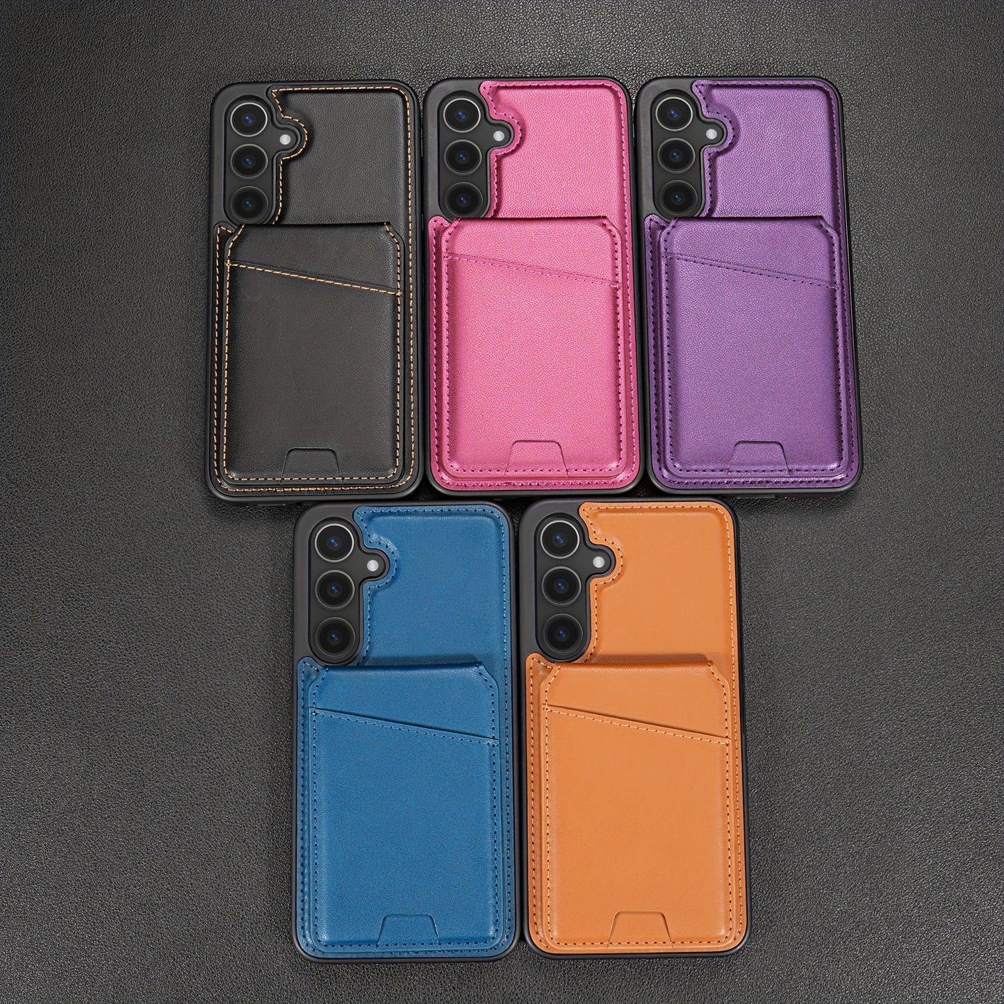 2-in-1 Magnetic Wallet Case with RFID Protection for Samsung Galaxy S Series