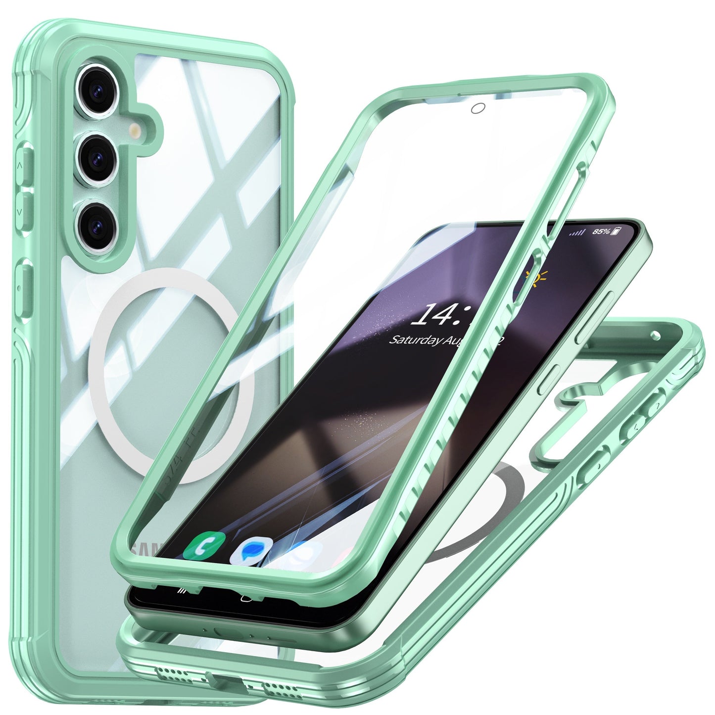 Samsung Galaxy S25 Transparent  Durable MagSafe Case