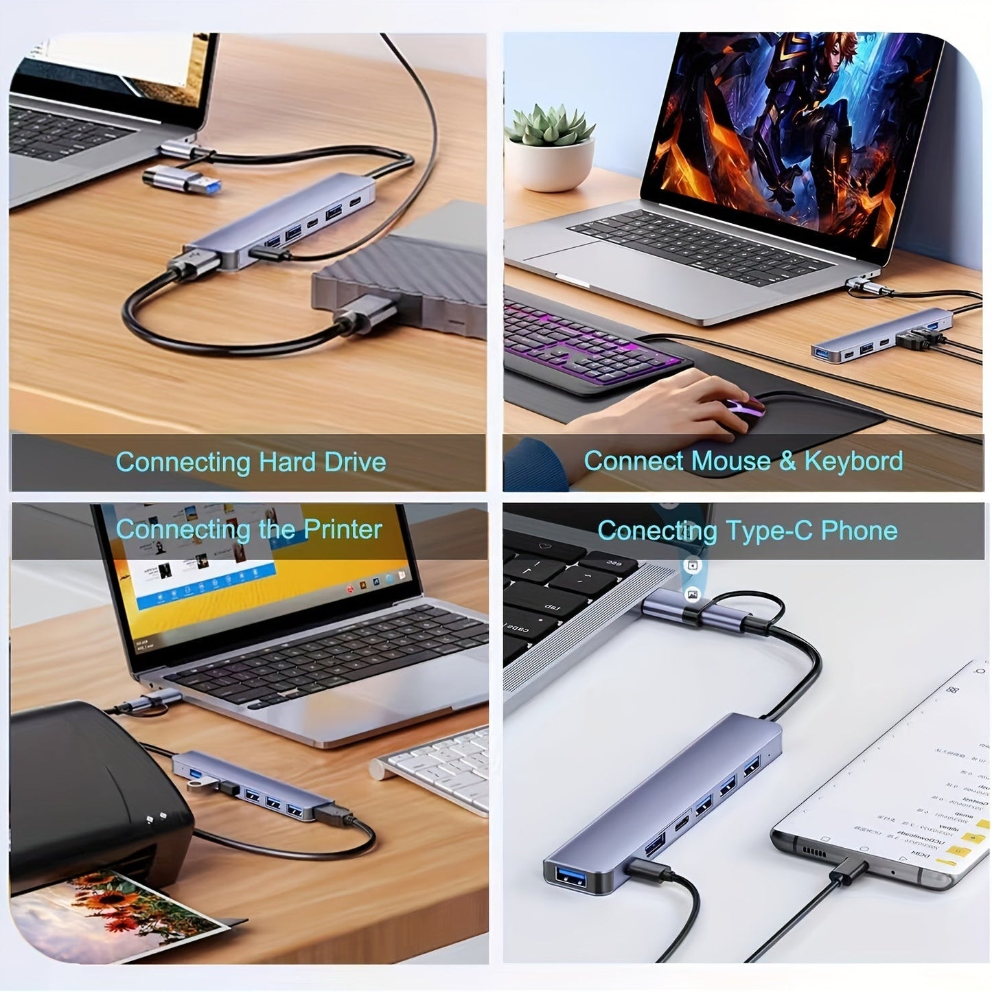 CoreLink 7 – Aluminum USB-C Multiport Adapter