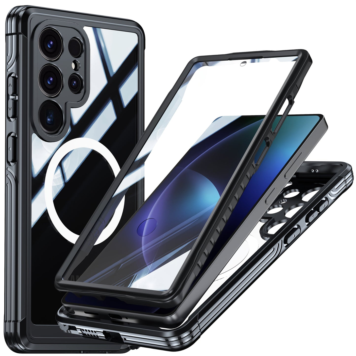 Samsung Galaxy S25 Transparent  Durable MagSafe Case
