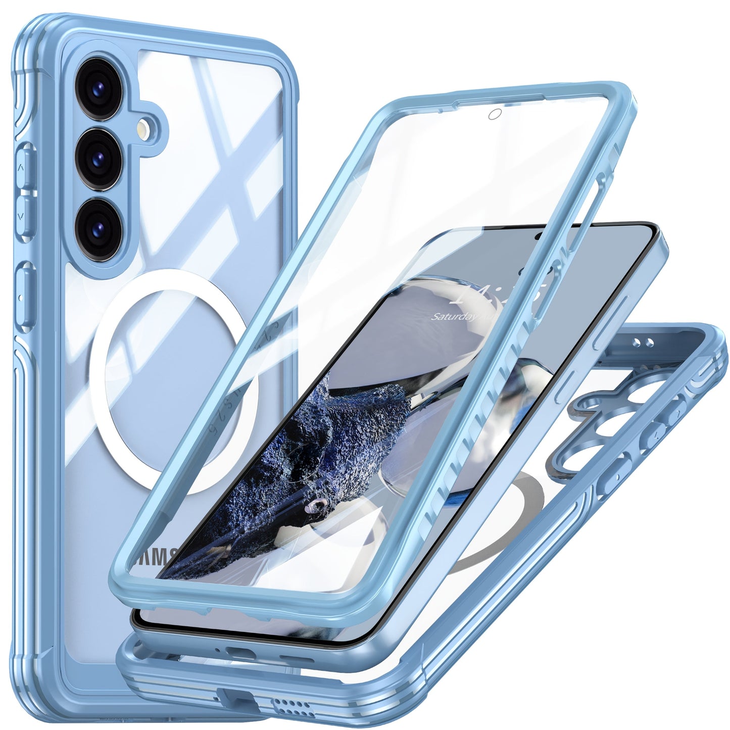 Samsung Galaxy S25 Transparent  Durable MagSafe Case