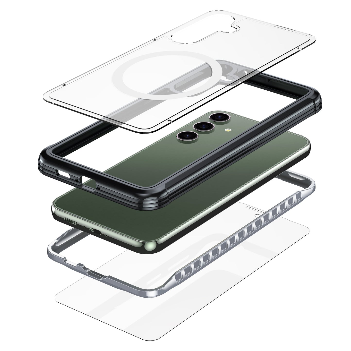 Samsung Galaxy S25 Transparent  Durable MagSafe Case