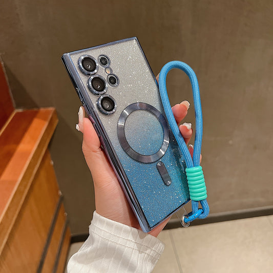 GlimmerStrap – Sparkling Magnetic Hand Strap Case