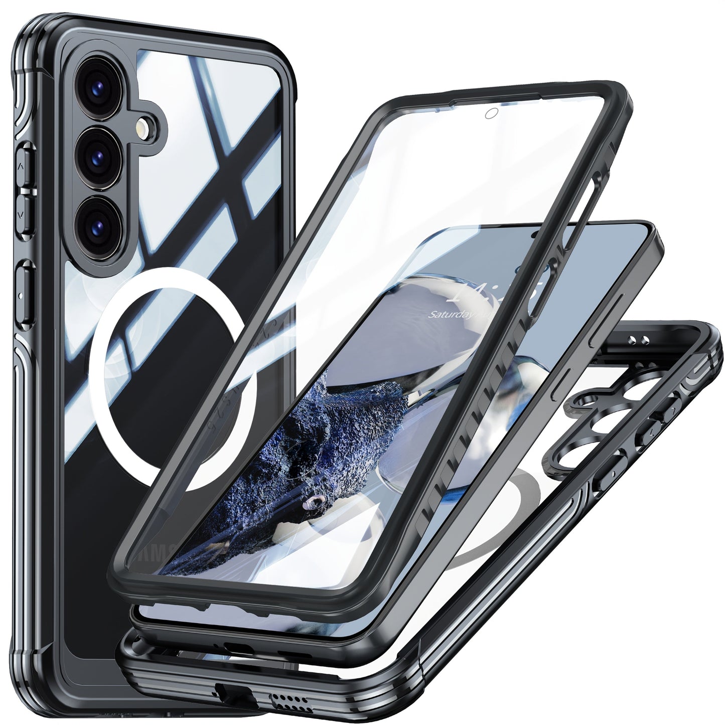 Samsung Galaxy S25 Transparent  Durable MagSafe Case