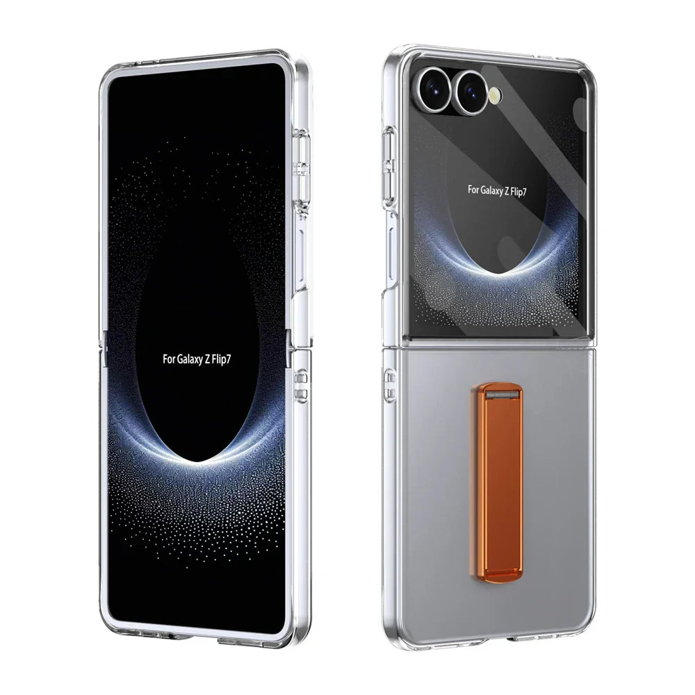 Clear Protective Kickstand Case for Galaxy Z Flip Series