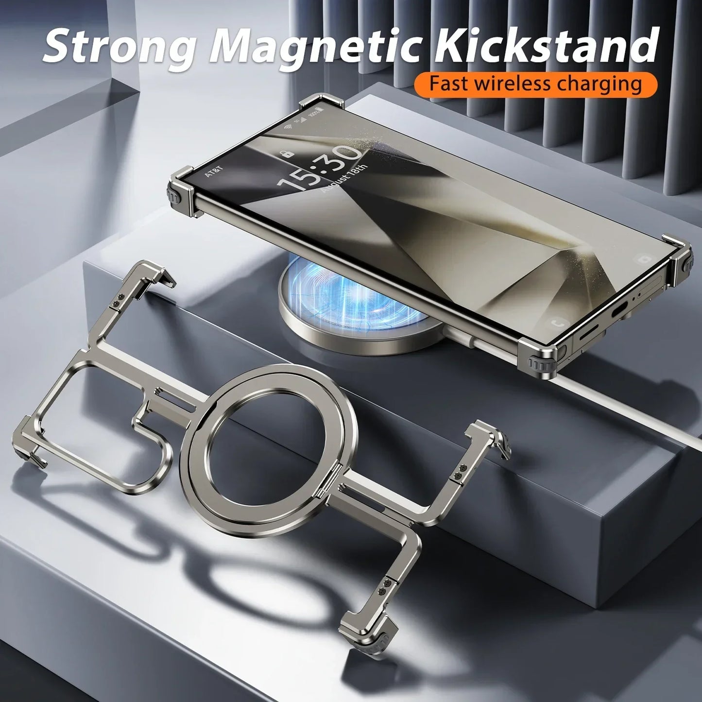 Metal Magsafe Phone Case for Samsung Galaxy S25 & S24 Series