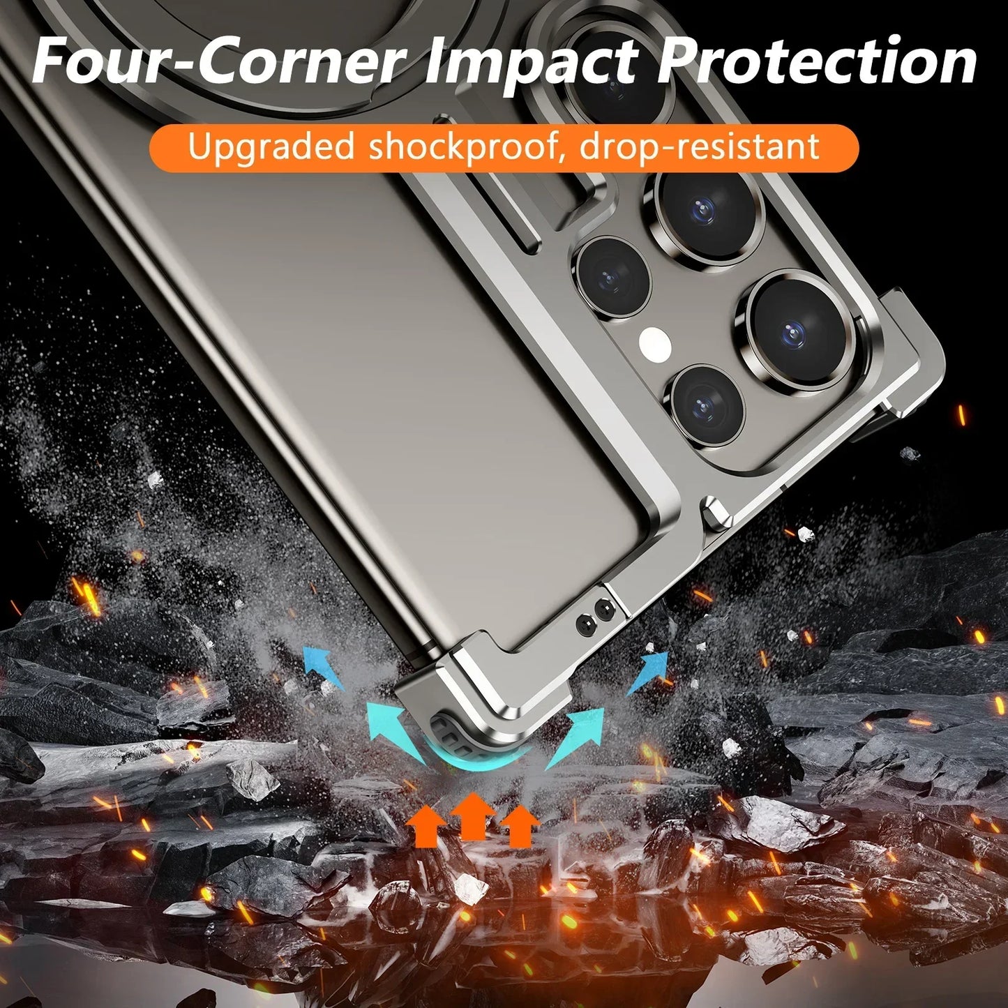 Metal Magsafe Phone Case for Samsung Galaxy S25 & S24 Series
