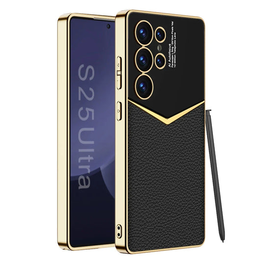 EliteFrame Luxury Leather Case for Samsung Galaxy S25, S24 & S23 Ultra