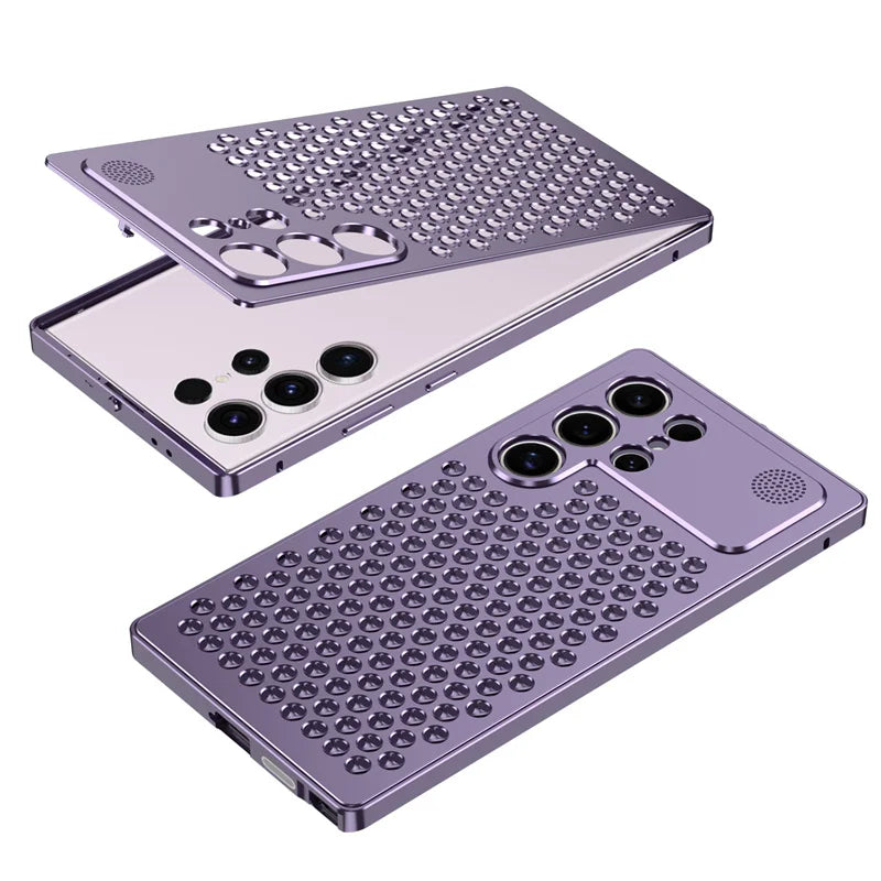 HeatShield Metal Case for Samsung Galaxy S25 and S24 Ultra