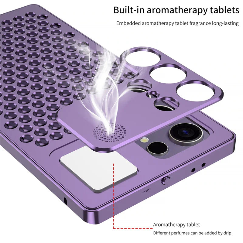 HeatShield Metal Case for Samsung Galaxy S25 and S24 Ultra