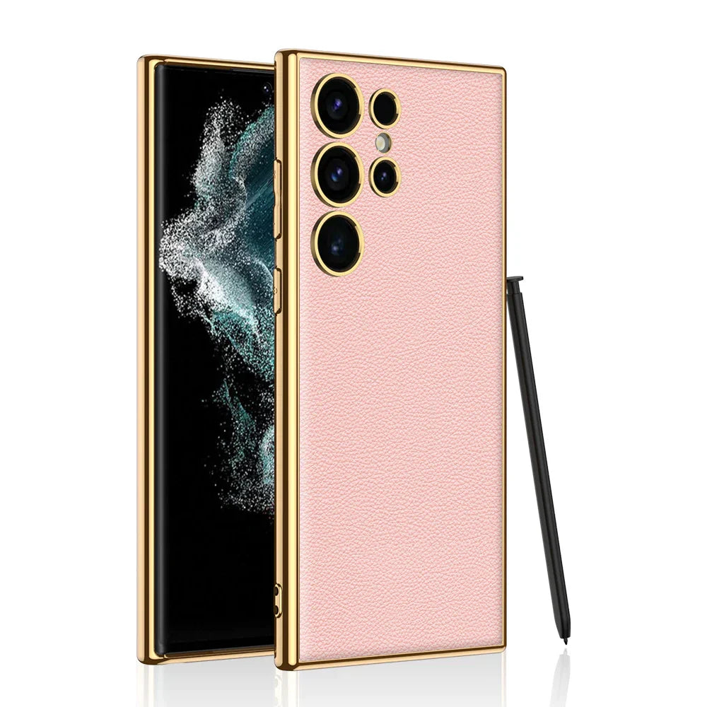 S24 Case Luxury Leather Shockproof - Odin case