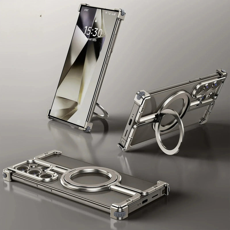 Metal Magsafe Phone Case for Samsung Galaxy S25 & S24 Series