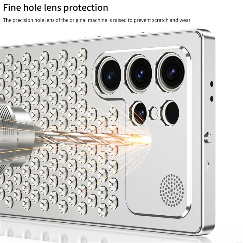 HeatShield Metal Case for Samsung Galaxy S25 and S24 Ultra