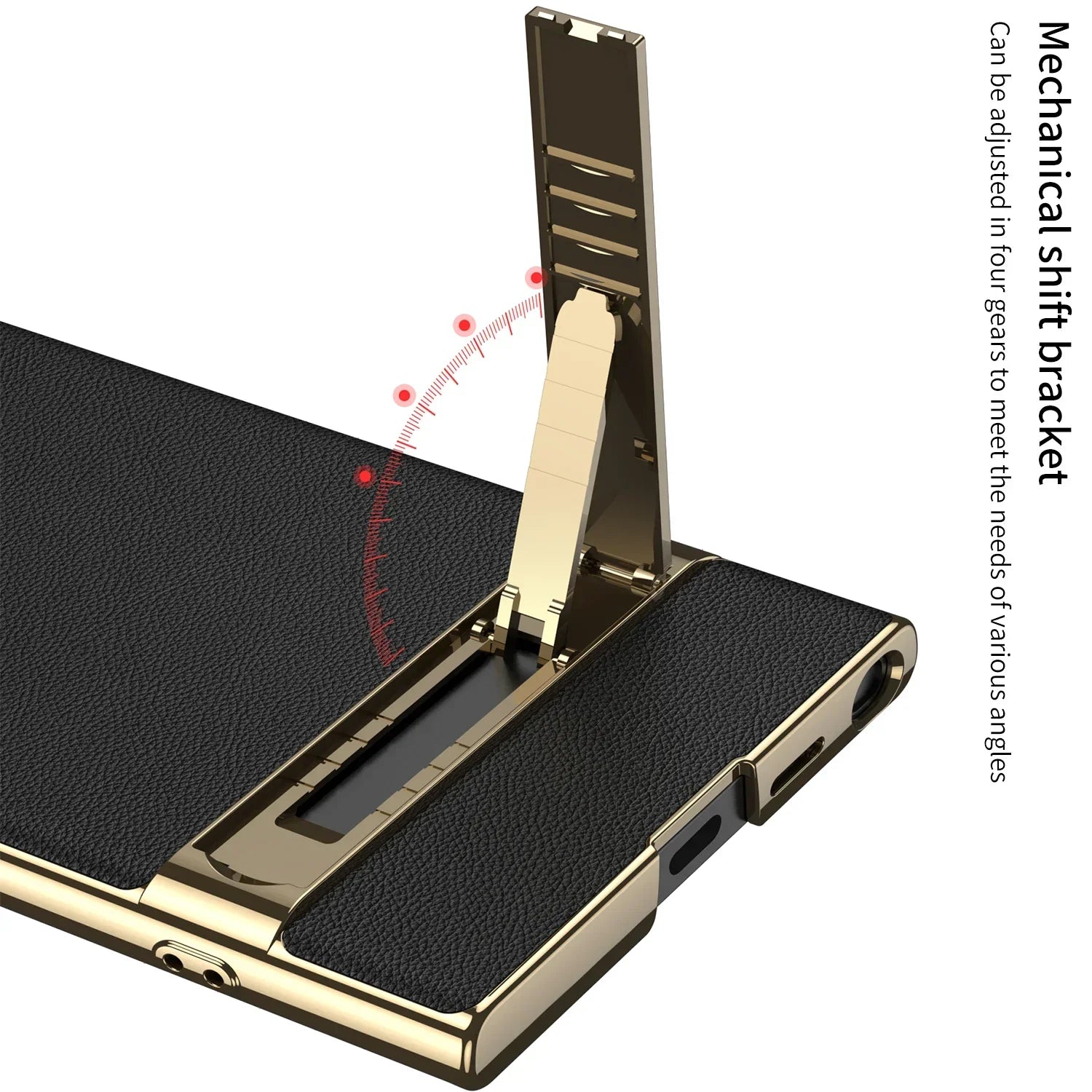 Luxury Shockproof Leather S24 Ultra Case with Bracket - Odin case