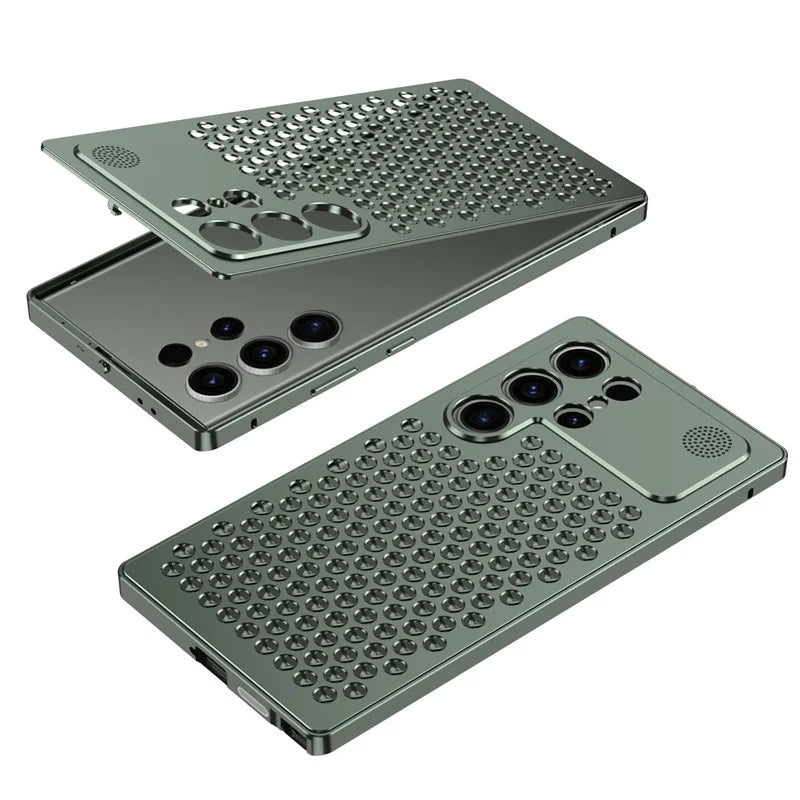 HeatShield Metal Case for Samsung Galaxy S25 and S24 Ultra