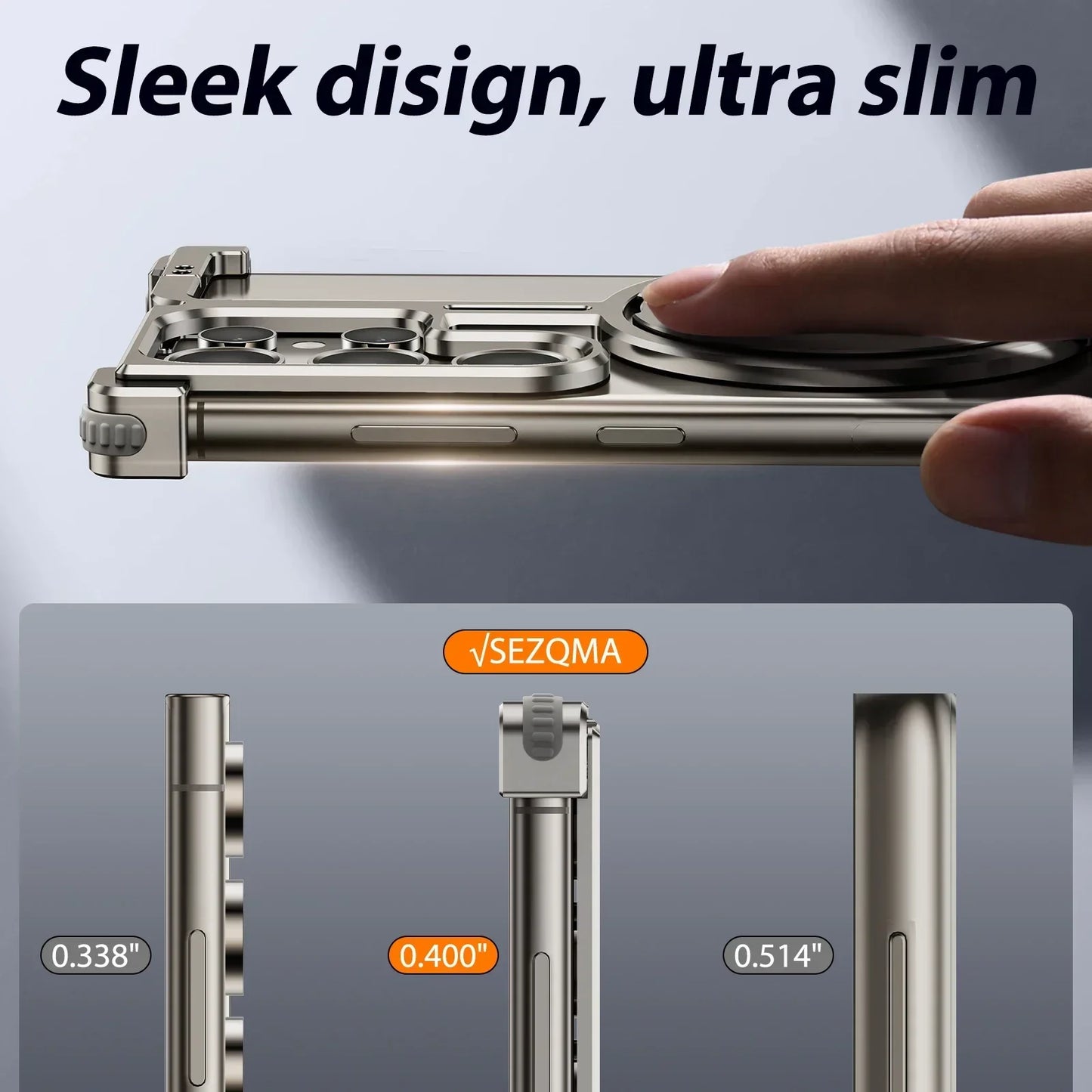 Metal Magsafe Phone Case for Samsung Galaxy S25 & S24 Series