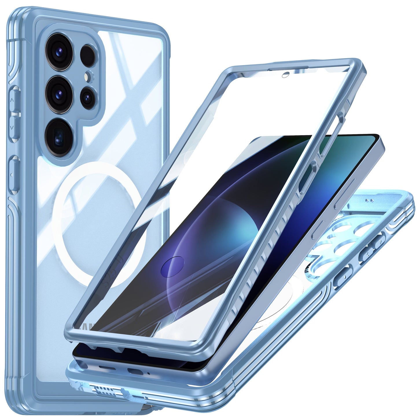 Samsung Galaxy S25 Transparent  Durable MagSafe Case