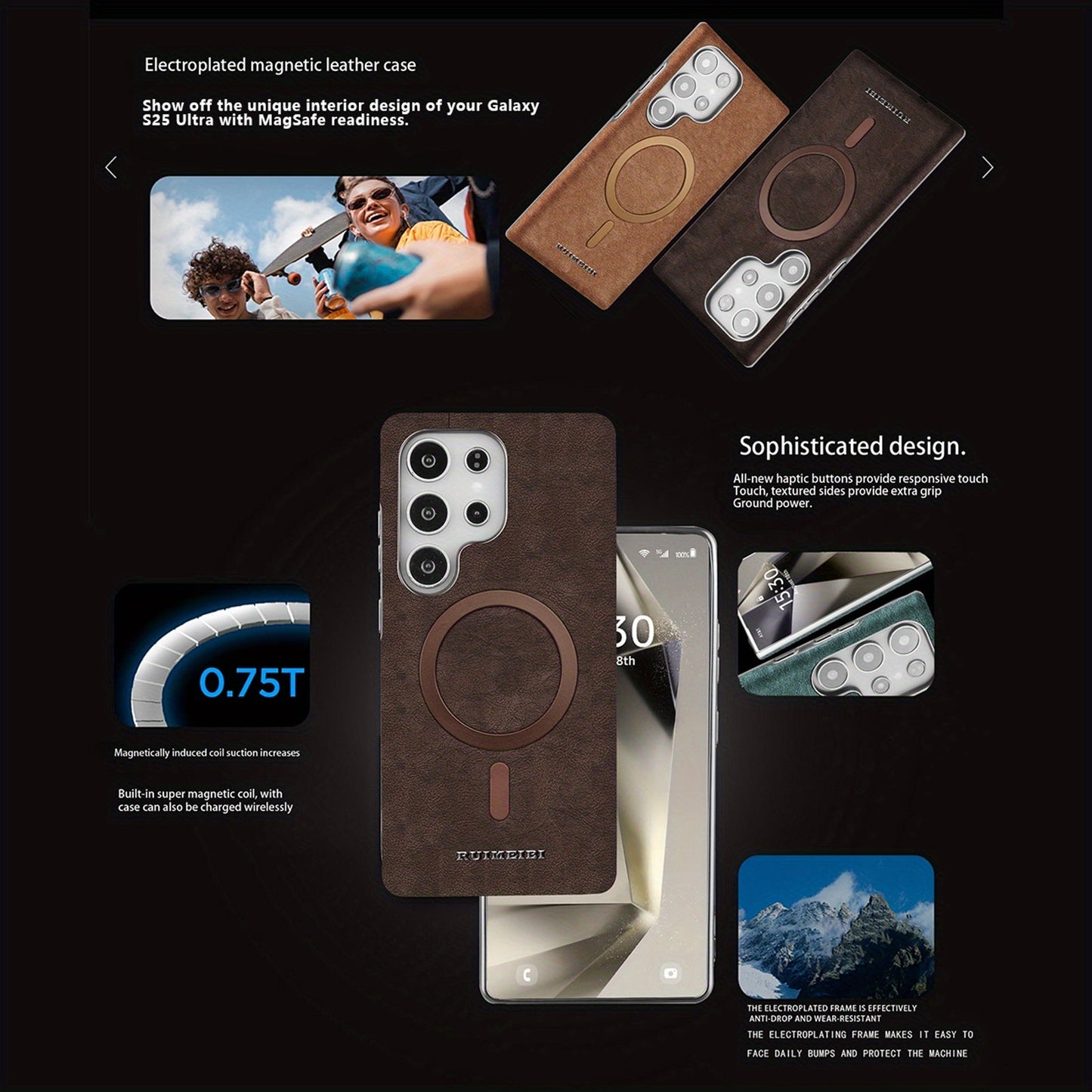 RetroMag Leather Case