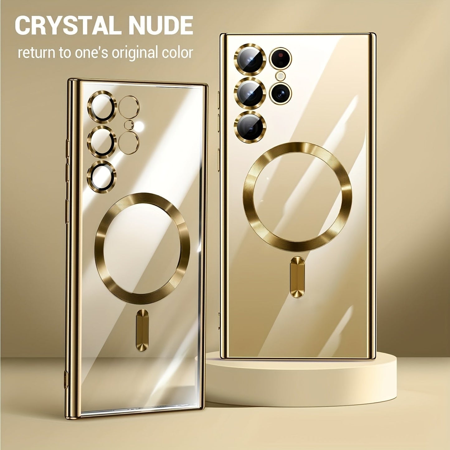 CrystalMag Transparent MagSafe Case for Galaxy S Series