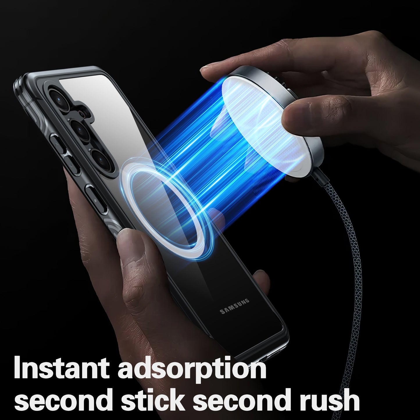 Samsung Galaxy S25 Transparent  Durable MagSafe Case