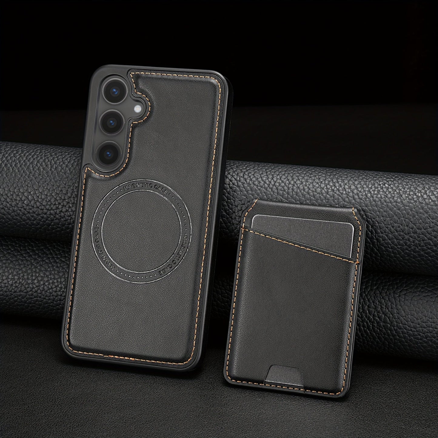 2-in-1 Magnetic Wallet Case with RFID Protection for Samsung Galaxy S Series