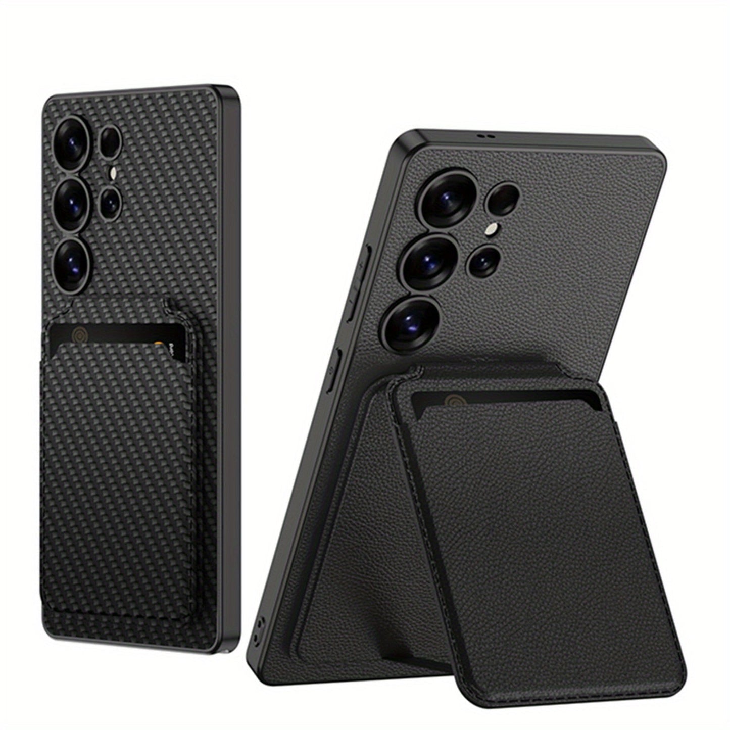 MagHold Luxe – Metallic Stand Wallet Case for Galaxy S Ultra Series