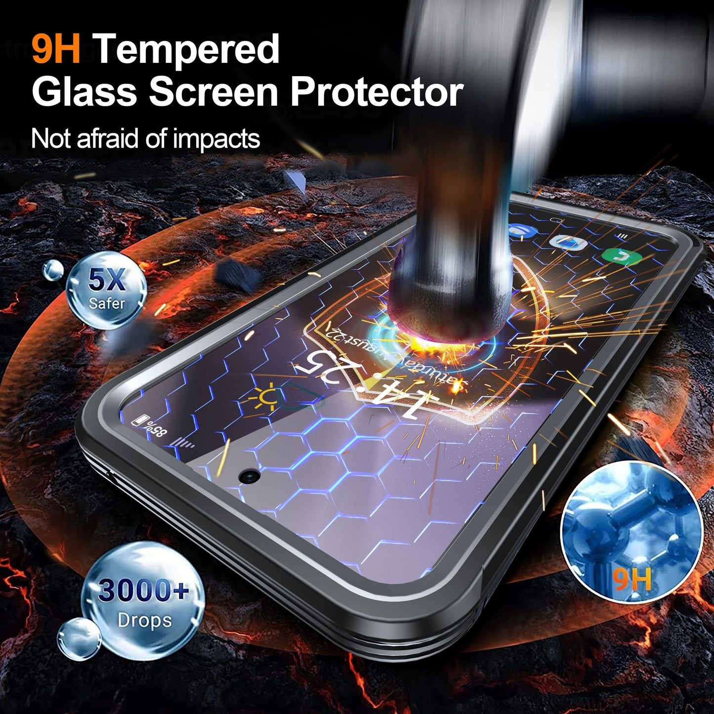 Samsung Galaxy S25 Transparent  Durable MagSafe Case