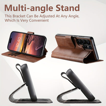 MagPort Wallet Leather Case For Samsung Galaxy S Series