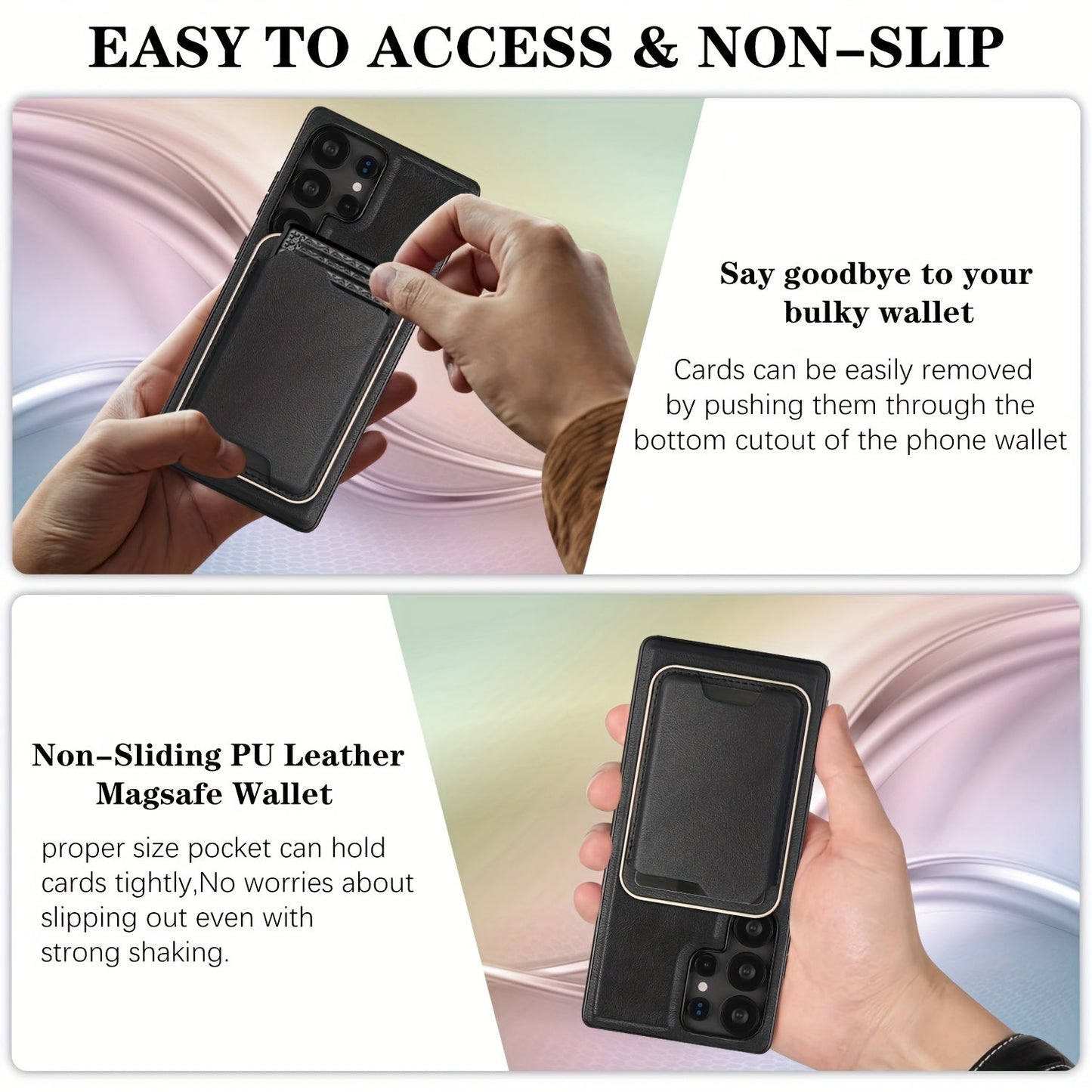 ExecLayer Pro – 2-in-1 Business Leather Wallet Case for Galaxy S Ultra & Plus Series