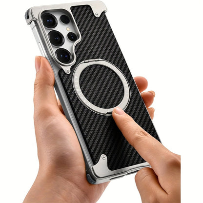 Sleek & Slim Magnetic Stand Case for Samsung Galaxy S25 Ultra