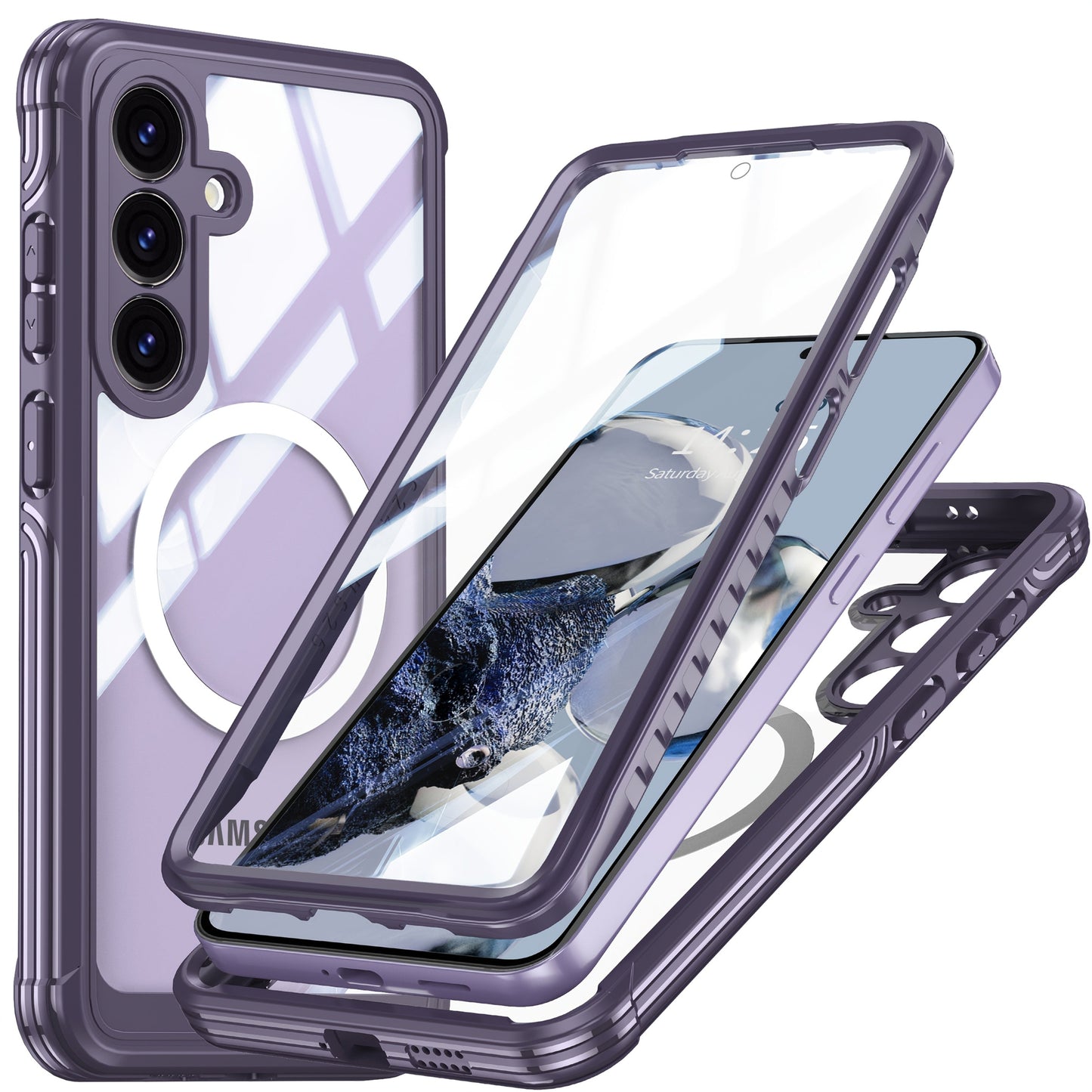 Samsung Galaxy S25 Transparent  Durable MagSafe Case