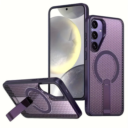 AirHex Shield – Honeycomb MagSafe Stand Case for Galaxy S Series