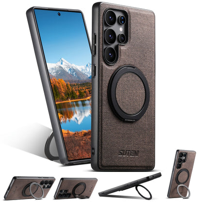 RingMag Leather Case For Samsung Galaxy S Series
