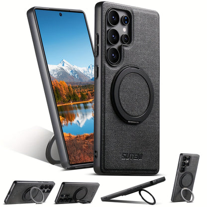 RingMag Leather Case For Samsung Galaxy S Series