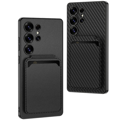 MagHold Luxe – Metallic Stand Wallet Case for Galaxy S Ultra Series
