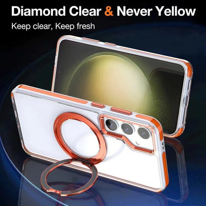 Metal Magsafe Bracket Anti-fall Protective Phone Case For Galaxy S Series