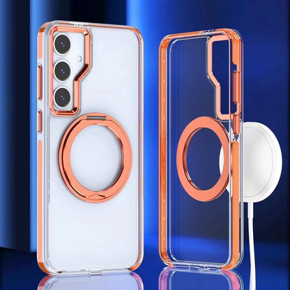 Metal Magsafe Bracket Anti-fall Protective Phone Case For Galaxy S Series