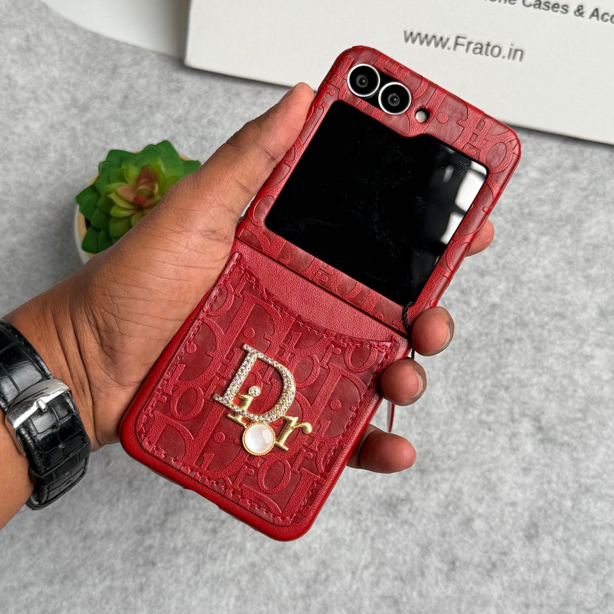 CharmPocket™ Monogram Wallet Case