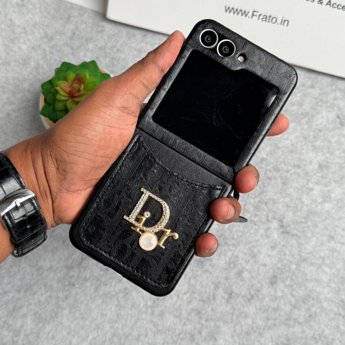 CharmPocket™ Monogram Wallet Case