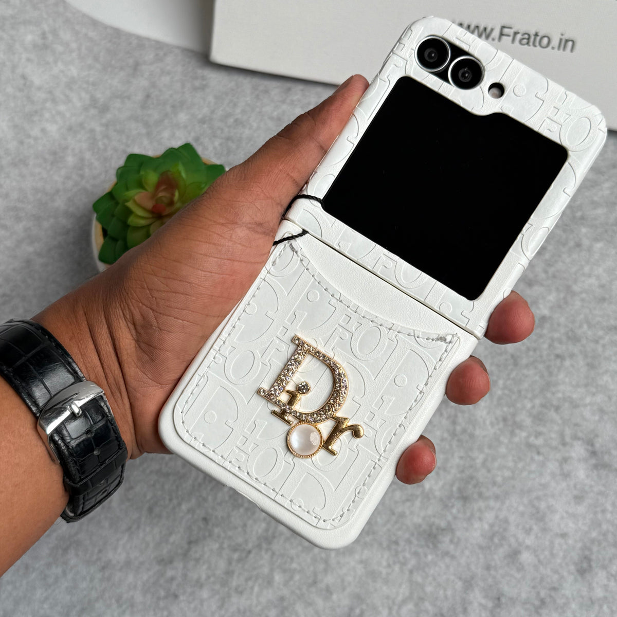 CharmPocket™ Monogram Wallet Case