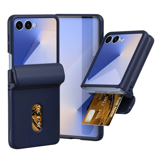 Card Slot Case with Hinge Shield for Galaxy Z Flip 7