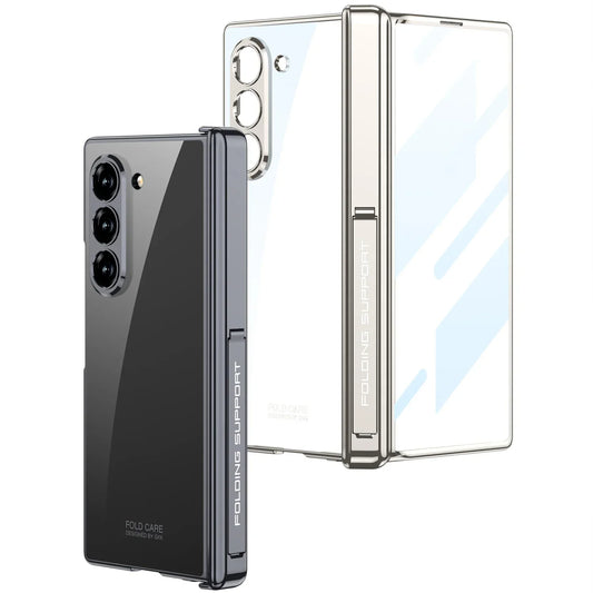 Clear Magnetic Case with Hinge Protection for Samsung Z Fold 6