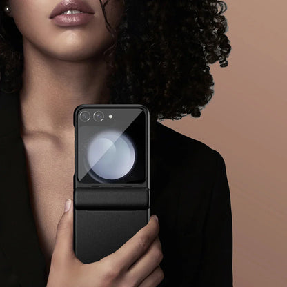 Leather Case with Hinge Protection For Samsung Z Flip 6