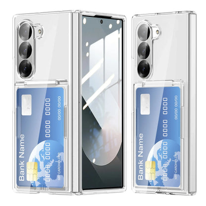 FlexView Clear – Transparent Card Holder Case with Stand for Z Fold