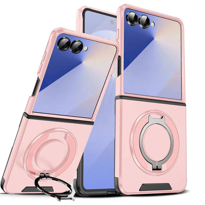 Rugged Magnetic Ring Case with MagSafe for Galaxy Z Flip 5/6/7