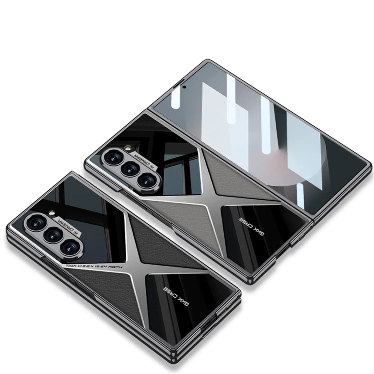 Luxury Leather Case with Camera Protection For Samsung Galaxy Z Fold 6
