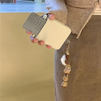 3D Dog Wristband Phone Case for Samsung Galaxy Z Flip 5