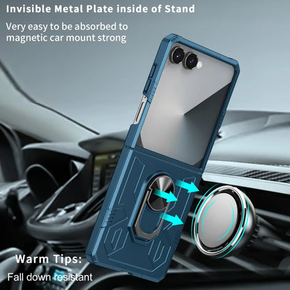 Rugged Armor Ring Case for Galaxy Z Flip Series